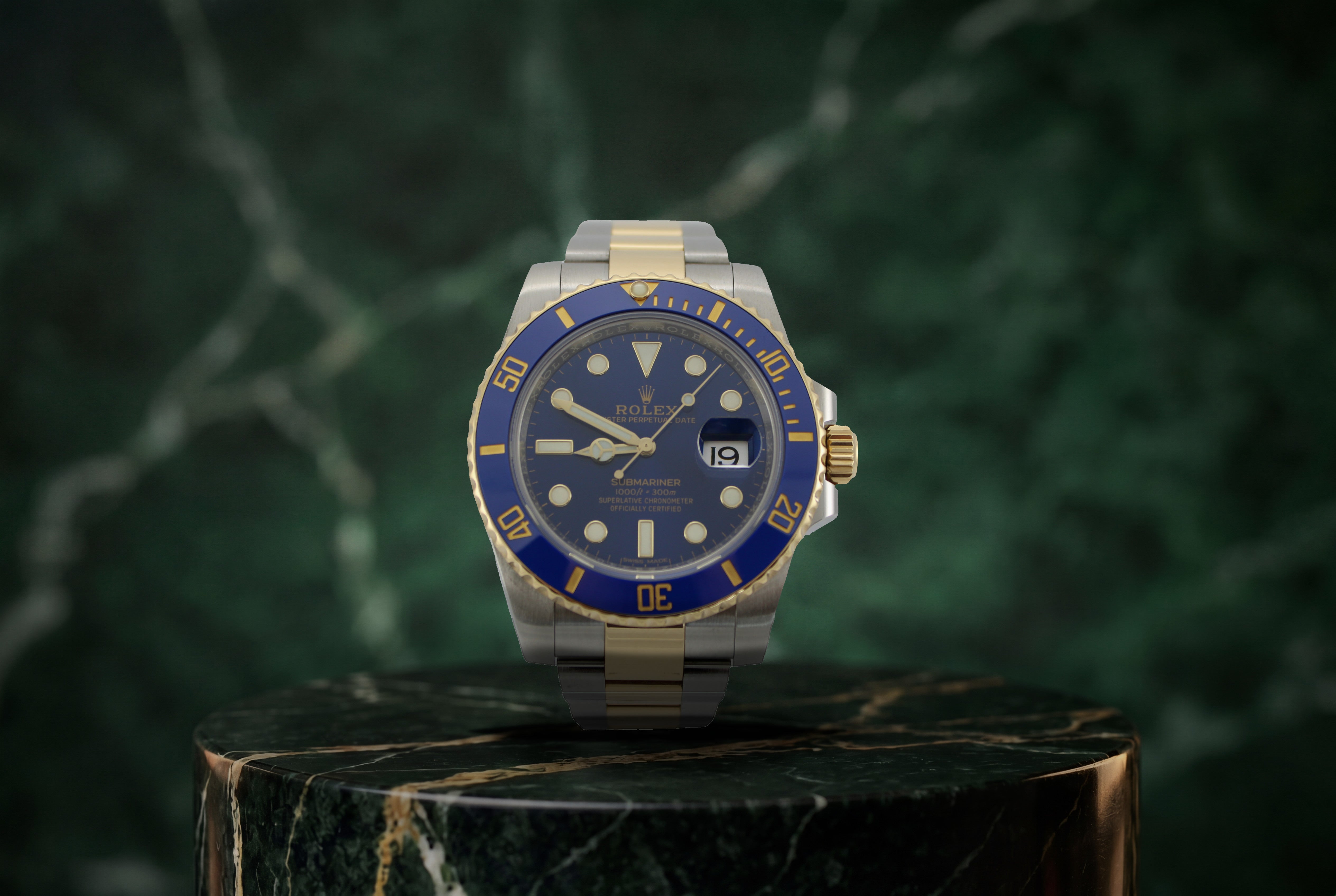 2017 Rolex Submariner Date Sunburst Two-Tone 18K Gold Steel 116613LB 40mm Oyster Watch With Box and Papers SKU: JLVMOM0326440