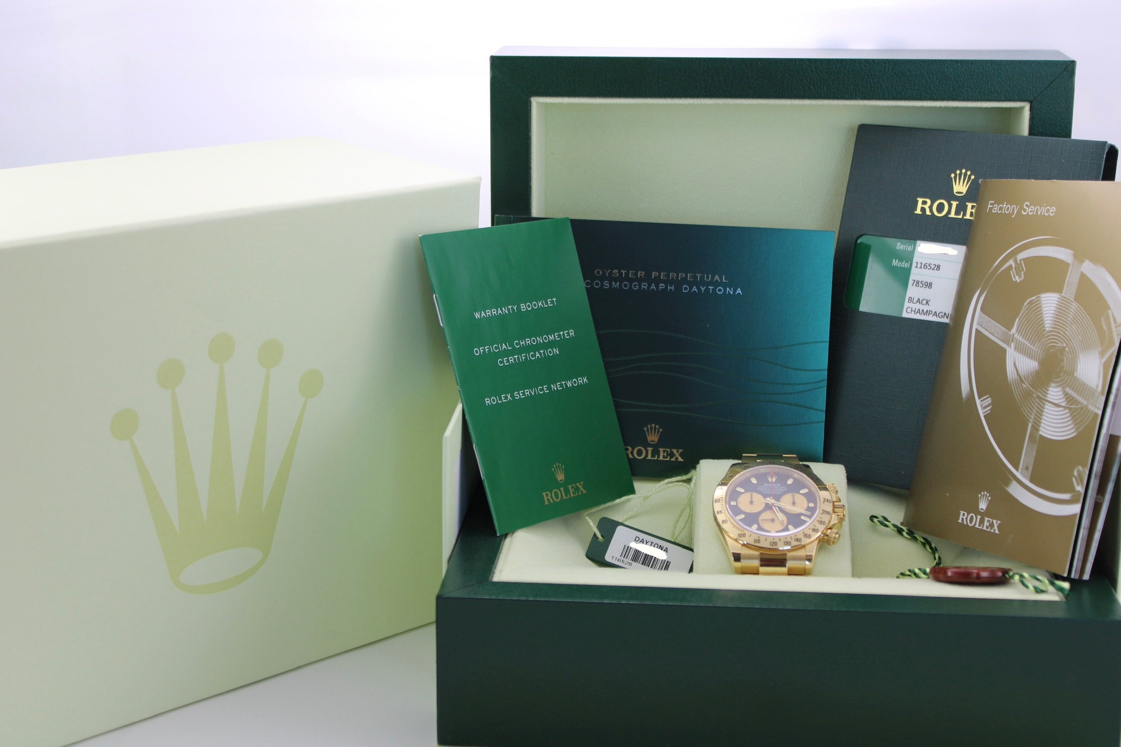 2014 Rolex Cosmograph Daytona "Paul Newman" 18K Gold UNPOLISHED 116528 40mm Oyster Watch With Box and Papers SKU: JVIGGG03260J8