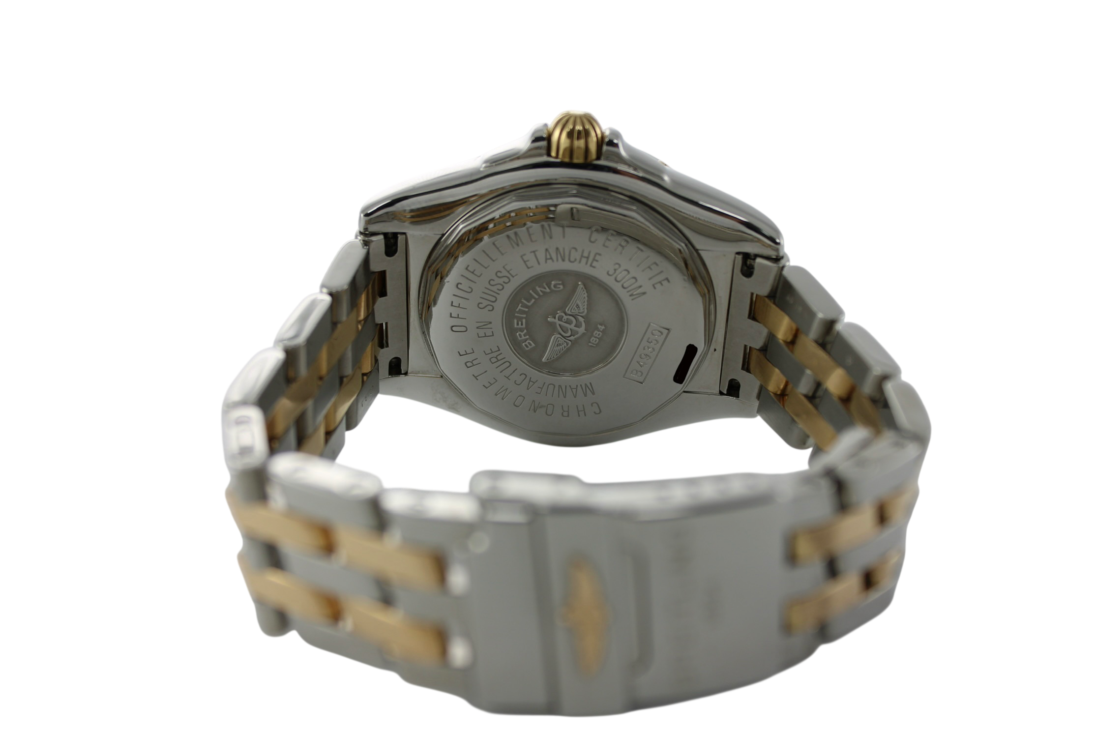 Breitling Cockpit Blue 18K Yellow Gold/Steel  B4935011 41mm Watch With Box and Papers  SKU: NVOGG0826747